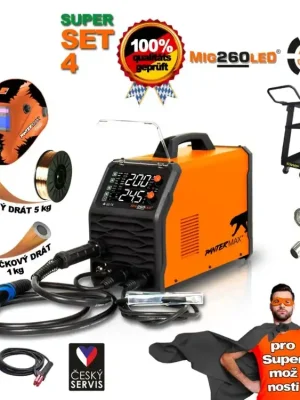 Jen Po Omezenou Doba Svářecí invertor MIG260LED® SET4bL (MIG/MMA/TIG)